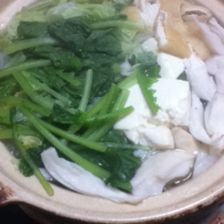 野沢菜鍋